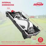 SKB Hard Shell Golf Travel Case with Wheels