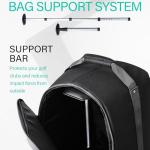 GoHimal Adjustable Golf Travel Bag with Wheels