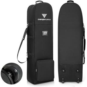 DAREKUKU Golf Travel Bag with Detachable Straps
