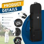 DAREKUKU Golf Travel Bag with Detachable Straps