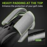 APTY Padded Golf Bag with Wheels for Travel