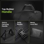 APTY Padded Golf Bag with Wheels for Travel