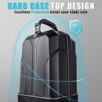 GEAVOUED Golf Travel Bag with Hard Case & Wheels