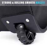 GEAVOUED Golf Travel Bag with Hard Case & Wheels