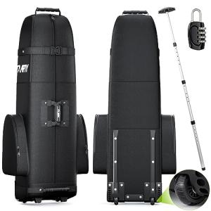 APTY Waterproof Golf Club Travel Bag with Wheels