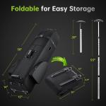 APTY Waterproof Golf Club Travel Bag with Wheels