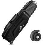 FIRED-UP Hard Shell Golf Travel Bag with Wheels