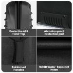 FIRED-UP Hard Shell Golf Travel Bag with Wheels