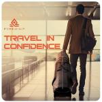 FIRED-UP Hard Shell Golf Travel Bag with Wheels