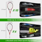 MATEIN Convertible Tennis Bag for 6 Rackets