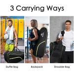 MATEIN Convertible Tennis Bag for 6 Rackets