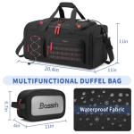 Bosstin 45L Gym Duffle Bag with Shoe Compartment