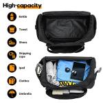 Uarition 55L Black Duffle Bag for Travel & Gym
