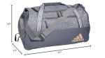 adidas Squad 5 Duffel Bag - Onix Grey/Rose Gold