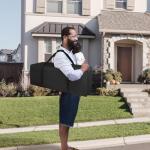 CoolBebe 32" Large Sports Duffel Bag - Black