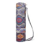 ELENTURE Adjustable Canvas Yoga Mat Tote Bag