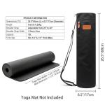 ELENTURE Lightweight Canvas Yoga Mat Bag