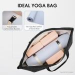Yoga Mat Bag with Shoe Compartment and Wet Pocket