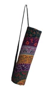 Purple Yoga Mat Bag with Storage Pockets