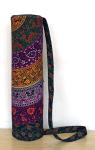 Purple Yoga Mat Bag with Storage Pockets