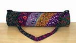 Purple Yoga Mat Bag with Storage Pockets