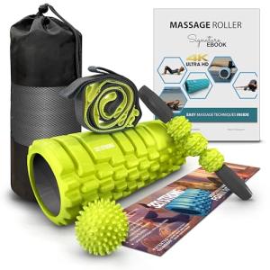 5-in-1 Foam Roller Set with Carry Bag