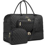 Large Women's Travel Duffle Bag with Wet Pocket