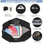 Large Women's Travel Duffle Bag with Wet Pocket