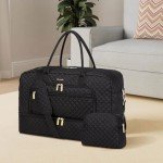 Large Women's Travel Duffle Bag with Wet Pocket