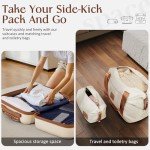 Coolife 3-Piece Hardside Luggage Set - White