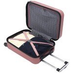 Rose Gold 20-Inch Hardside Spinner Carry-On