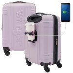 Wrangler Astral Lilac 20-Inch Hardside Carry-On