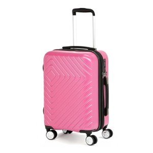 Pink 21" Hardside Carry-On Luggage with TSA Lock