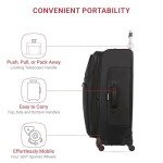Swiss Gear Black Travel Luggage for Adults