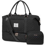 LOVEVOOK Women's Duffle Bag with Shoe Compartment