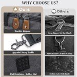 Gonex 50L Expandable Travel Duffle Bag (Gray)