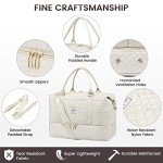 LOVEVOOK Beige Duffle Bag with Shoe Compartment