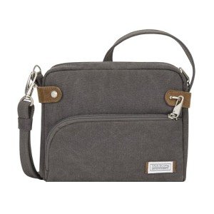 Travelon Unisex Crossbody Bag in Gray