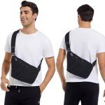 VADOO Anti-Theft Sling Bag for Travel