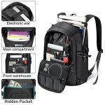 Tzowla 35L Anti-Theft Laptop Backpack with USB Port