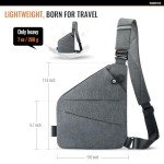 WANDER PLUS Anti-Theft Crossbody Bag – Grey