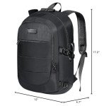 Tzowla 35L Anti-Theft Laptop Backpack with USB Port