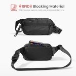 Water-Resistant Sling Bag with RFID Protection