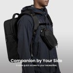 Water-Resistant Sling Bag with RFID Protection