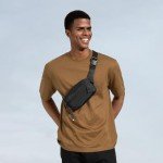 Water-Resistant Sling Bag with RFID Protection