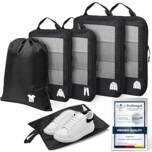 Lightweight Compression Packing Cubes - 6 Piece Set