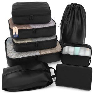 Shacke 8-Piece Packing Cubes Set for Travelers