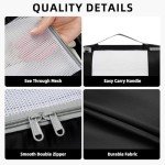 8-Piece Travel Packing Cubes Set - Black