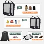 Lightweight Compression Packing Cubes - 6 Piece Set