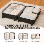 8 Compression Packing Cubes for Travel Essentials